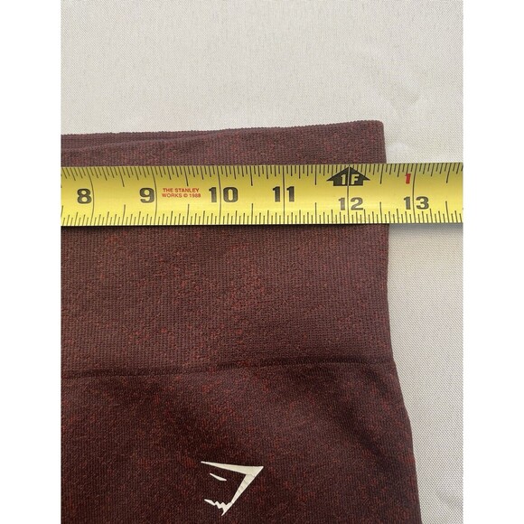 GYMSHARK Adapt Fleck Seamless Leggings Size Medium Chocolate Brown Athletic - Picture 8 of 10
